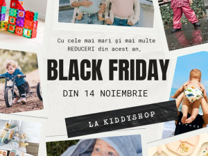 A început Black Friday la KiddyShop!