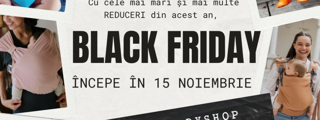 A început Black Friday la KiddyShop!