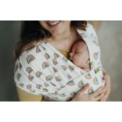Wrap elastic din bambus pentru purtarea bebelușilor - Boba Rainbows Wrap elastic din bambus pentru purtarea bebelușilor - Boba Rainbows