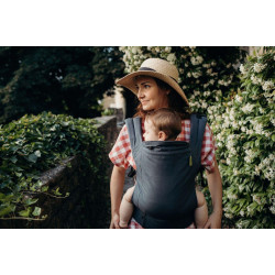 Marsupiu ergonomic Boba 4GS Organic Midnight din bumbac organic pentru bebeluși și copii Marsupiu ergonomic Boba 4GS Organic Midnight din bumbac organic pentru bebeluși și copii