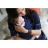 Wrap elastic din bumbac pentru purtarea bebelușilor Boba Navy Blue
