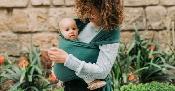 Wrap Elastic Bambus Organic Purtarea Bebelusilor Boba Bamboo Rainforest