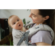 Marsupiu ergonomic Boba X New Grey complet ajustabil pentru orice vârstă