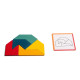 Puzzle logic din lemn BS Toys Pointy Puzzle în cutie metalică Puzzle logic din lemn BS Toys Pointy Puzzle în cutie metalică