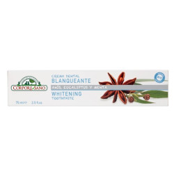 Pastă de dinți Corpore Sano cu anason stelat, eucalipt și mentă, fără fluor - pentru albirea dinților- 75 ml Pastă de dinți Corpore Sano cu anason stelat, eucalipt și mentă, fără fluor - pentru albirea dinților- 75 ml
