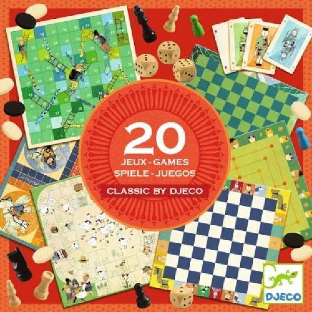 Colecția Djeco - 20 jocuri clasice