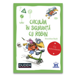 Circulăm în siguranță cu Robin - carte cu autocolante