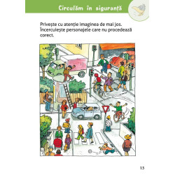 Circulăm în siguranță cu Robin - carte cu autocolante