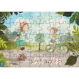 Ema și Eric în parc - Puzzle