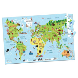 Puzzle - Harta lumii Puzzle - Harta lumii