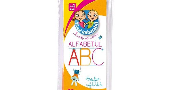 Alfabetul Literele Mari De Tipar Scrie Si Sterge Cu Carioca Seria Sunt Imbatabil