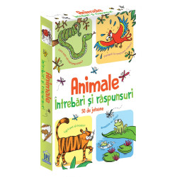 Animale - Întrebări și răspunsuri - 50 Cartonașe Usborne în limba română Animale - Întrebări și răspunsuri - 50 Cartonașe Usborne în limba română