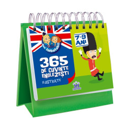 Calendar pentru copii - 365 de cuvinte englezești ilustrate - pentru 7-9 ani