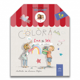 Colorăm cu Ema și Eric: Carte de colorat - Ioana Chicet-Macoveiciuc, Lavinia Trifan