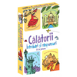 Călătorii - Întrebări și răspunsuri - 50 Cartonașe Usborne în limba română Călătorii - Întrebări și răspunsuri - 50 Cartonașe Usborne în limba română