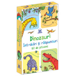 Dinozauri - Întrebări și răspunsuri - 50 Cartonașe Usborne în limba română Dinozauri - Întrebări și răspunsuri - 50 Cartonașe Usborne în limba română