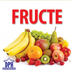 Fructe - carte cartonată ”acordeon” pentru bebeluși și copii mici