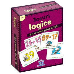 Jocuri logice - Plus și Minus până la 100 - Corina Beurenmeister Jocuri logice - Plus și Minus până la 100 - Corina Beurenmeister