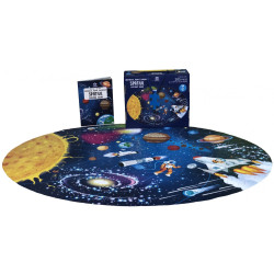 Spațiul, Sistemul Solar - Călătorește, învață, explorează - puzzle + carte - Matteo Gaule și Nadia Fabris Spațiul, Sistemul Solar - Călătorește, învață, explorează - puzzle + carte - Matteo Gaule și Nadia Fabris