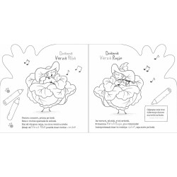 Porția de culoare: fructe și legume - carte de colorat cu rime - Lavinia Trifan