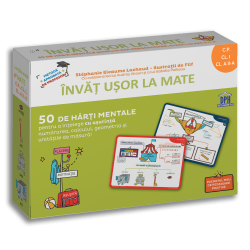 Învăț ușor la mate: 50 de hărți mentale - volumul I - CP, Cls. I, a II-a Învăț ușor la mate: 50 de hărți mentale - volumul I - CP, Cls. I, a II-a