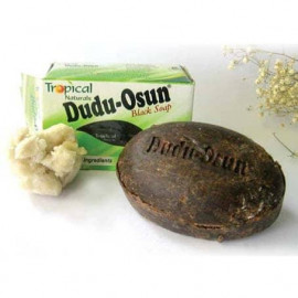 Săpun natural negru african Dudu-Osun clasic fabricat manual - pachet verde