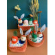 Grădina lui Gabin Lapin – set de joacă textil Ebulobo cu două jucării detașabile Grădina lui Gabin Lapin – set de joacă textil Ebulobo cu două jucării detașabile