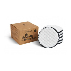 Dischete demachiante lavabile Ecobaby din microfibră - pachet de 6 bucăți Dischete demachiante lavabile Ecobaby din microfibră - pachet de 6 bucăți