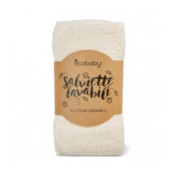 Șervețele refolosibile din bumbac organic Ecobaby - 5 bucăți Șervețele refolosibile din bumbac organic Ecobaby - 5 bucăți