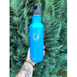 Butelie din inox bleu ECOtanka sportsTANKA 800ml - cu capac carabinieră Butelie din inox bleu ECOtanka sportsTANKA 800ml - cu capac carabinieră