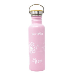 Butelie din inox roz ECOtanka flowTANKA 800ml - ediție limitată cu capac din inox și bambus Butelie din inox roz ECOtanka flowTANKA 800ml - ediție limitată cu capac din inox și bambus