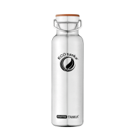 Termos din inox ECOtanka thermoTANKA 600ml - cu capac din inox și bambus