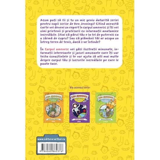 Cărțile micului geniu: Corpul omenesc - Ken Jennings Cărțile micului geniu: Corpul omenesc - Ken Jennings