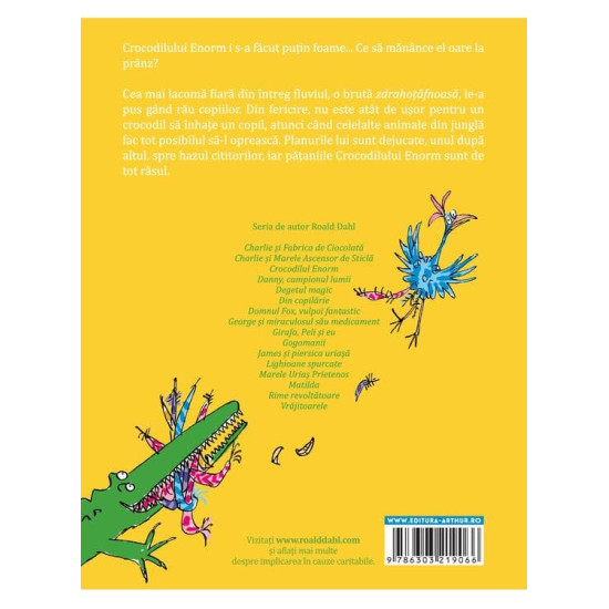 Crocodilul Enorm - Roald Dahl - Serie de autor - format mic Crocodilul Enorm - Roald Dahl - Serie de autor - format mic