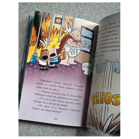 Căpitanul Chilot și Invazia Bucătăreselor Incredibil de Obraznice din Spațiu #3. Ediția color - Dav Pilkey Căpitanul Chilot și Invazia Bucătăreselor Incredibil de Obraznice din Spațiu #3. Ediția color - Dav Pilkey