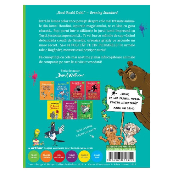 Cele mai nesuferite animale din lume - David Walliams - Serie de autor- Funny Green