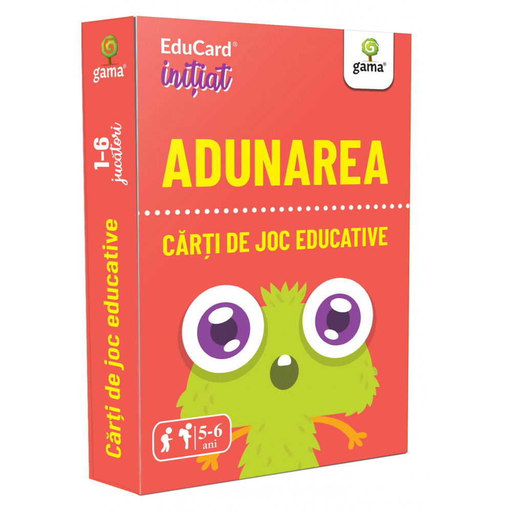 Adunarea - Cărți de joc educative - EduCard Inițiat