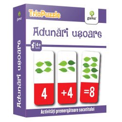 Adunări ușoare - Triopuzzle Adunări ușoare - Triopuzzle