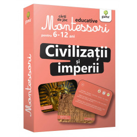 Civilizații și imperii - Cărți de joc educative Montessori pentru 6-12 ani