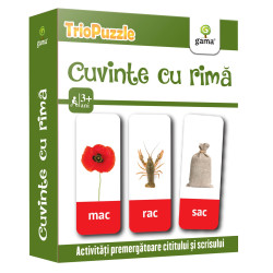 Cuvinte cu rimă - Triopuzzle Cuvinte cu rimă - Triopuzzle