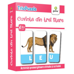Cuvinte din trei litere - Triopuzzle Cuvinte din trei litere - Triopuzzle