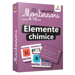 Elemente chimice - Cărți de joc educative Montessori pentru 6-12 ani Elemente chimice - Cărți de joc educative Montessori pentru 6-12 ani