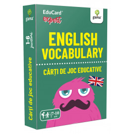 English Vocabulary - Cărți de joc educative Educard Expert