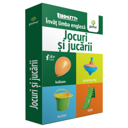 Jocuri și jucării - Bingoletto - Învăț Limba engleză - Cărți de joc educative Jocuri și jucării - Bingoletto - Învăț Limba engleză - Cărți de joc educative