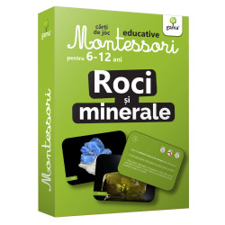 Roci și minerale - Cărți de joc educative Montessori pentru 6-12 ani Roci și minerale - Cărți de joc educative Montessori pentru 6-12 ani