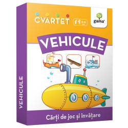 Vehicule - Cvartet - Cărți de joc și învățare Vehicule - Cvartet - Cărți de joc și învățare