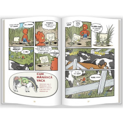 Zig și Wikki: Vaca  (volumul 2) - BeDe citit ușor Nivelul 3 - Nadja Spiegelman, Trade Loeffler