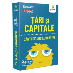 Țări şi capitale - Cărți de joc educative - EduCard Expert Țări şi capitale - Cărți de joc educative - EduCard Expert