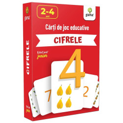 Cifrele - Cărți de joc educative - EduCard Junior