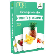 Fructe și legume - Cărți de joc educative